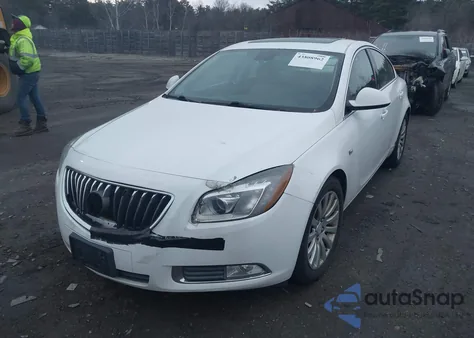 2011 Buick Regal Cxl Turbo Russelsheim z USA, uszkodzony, nr VIN W04GY5GV9B1115774